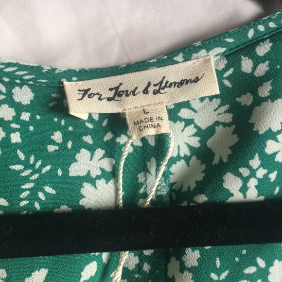 For love and lemons green top size L - Picture 3 of 5